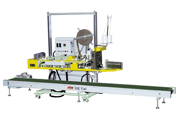 Конвейерный запайщик бумажных мешков с функцией зашивания