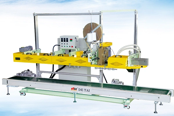 Конвейерный запайщик бумажных мешков с функцией зашивания