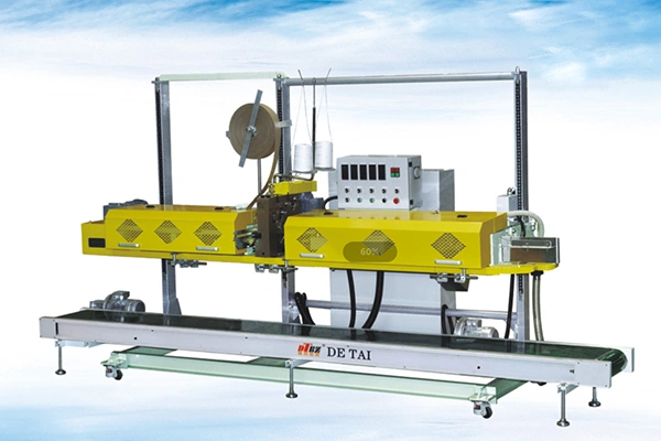 Конвейерный запайщик бумажных мешков с функцией зашивания