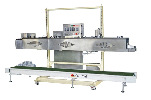 Конвейерные запайщики бумажных мешков с функцией складывания
