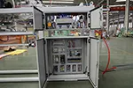Полуавтоматическая машина с двумя станциями для фасовки в открытые мешки